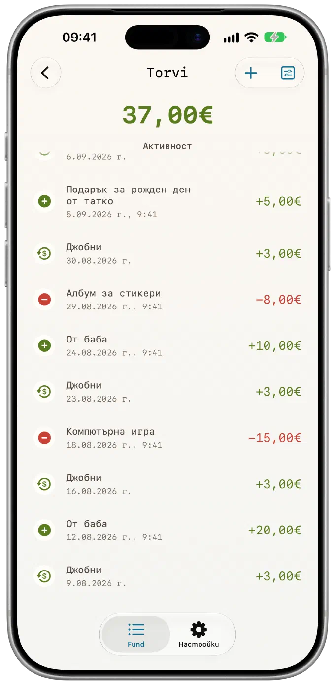Разписка за всеки лев