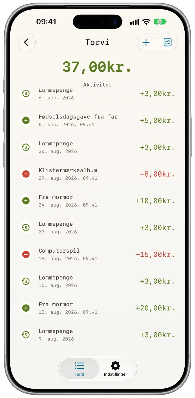 En kvittering for hver krone