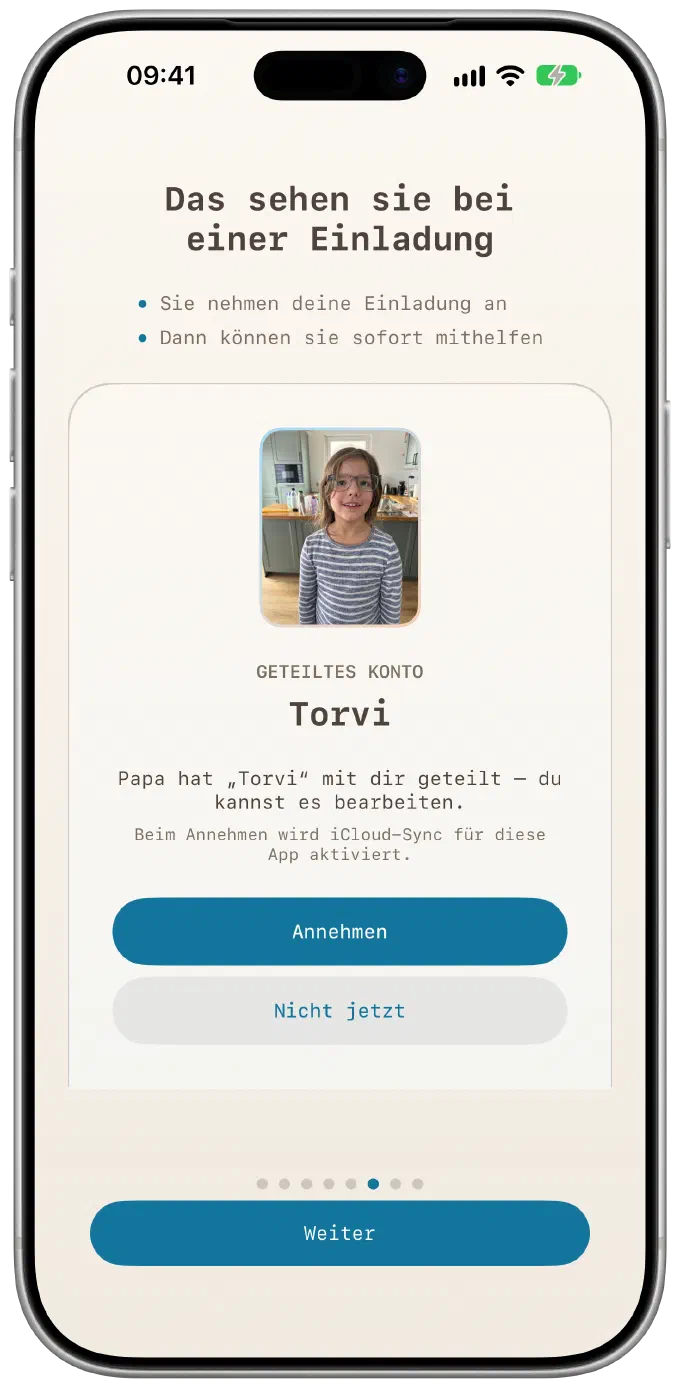 Zwei Eltern, ein Konto