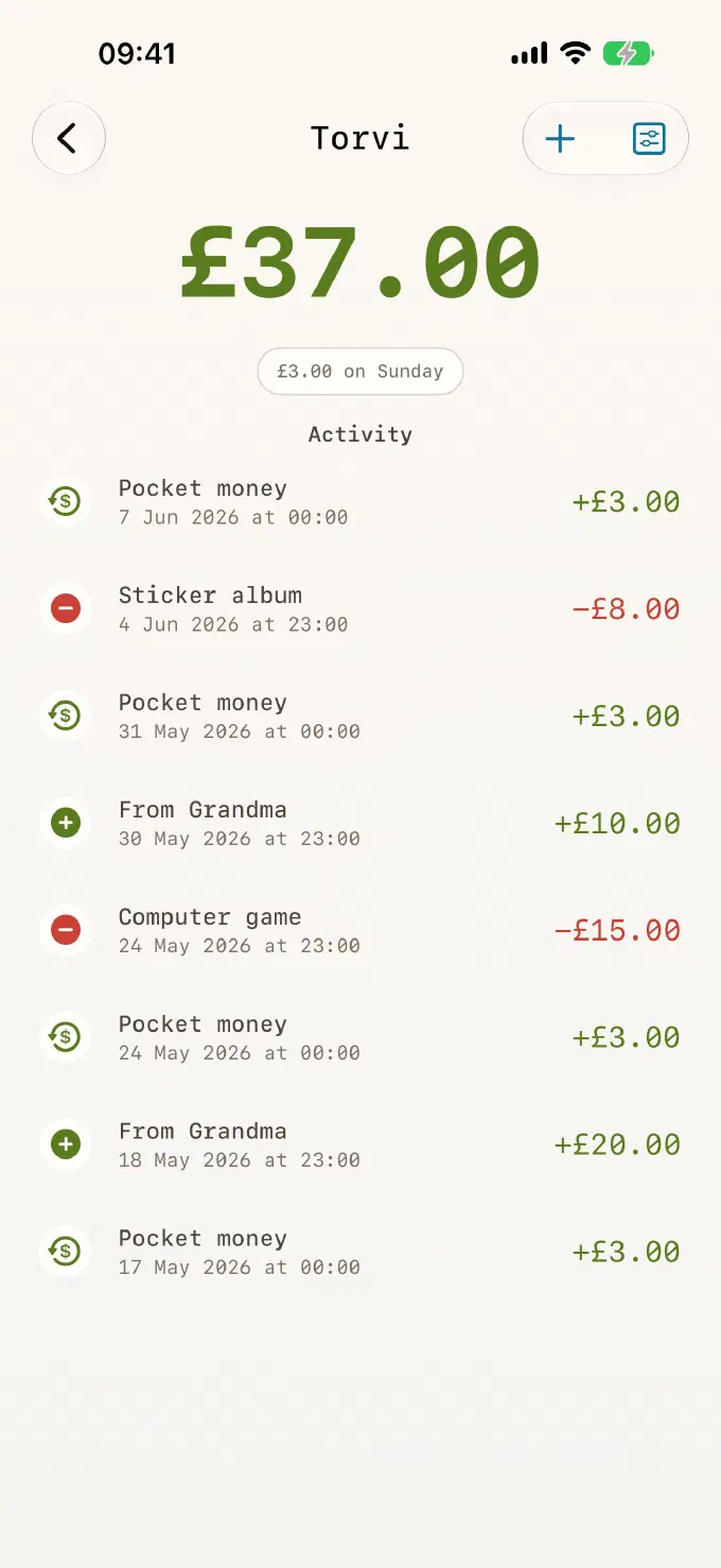 A receipt for every pound