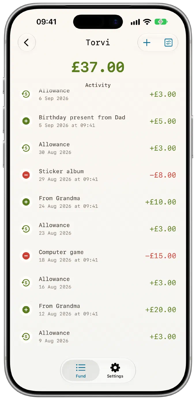 A receipt for every pound