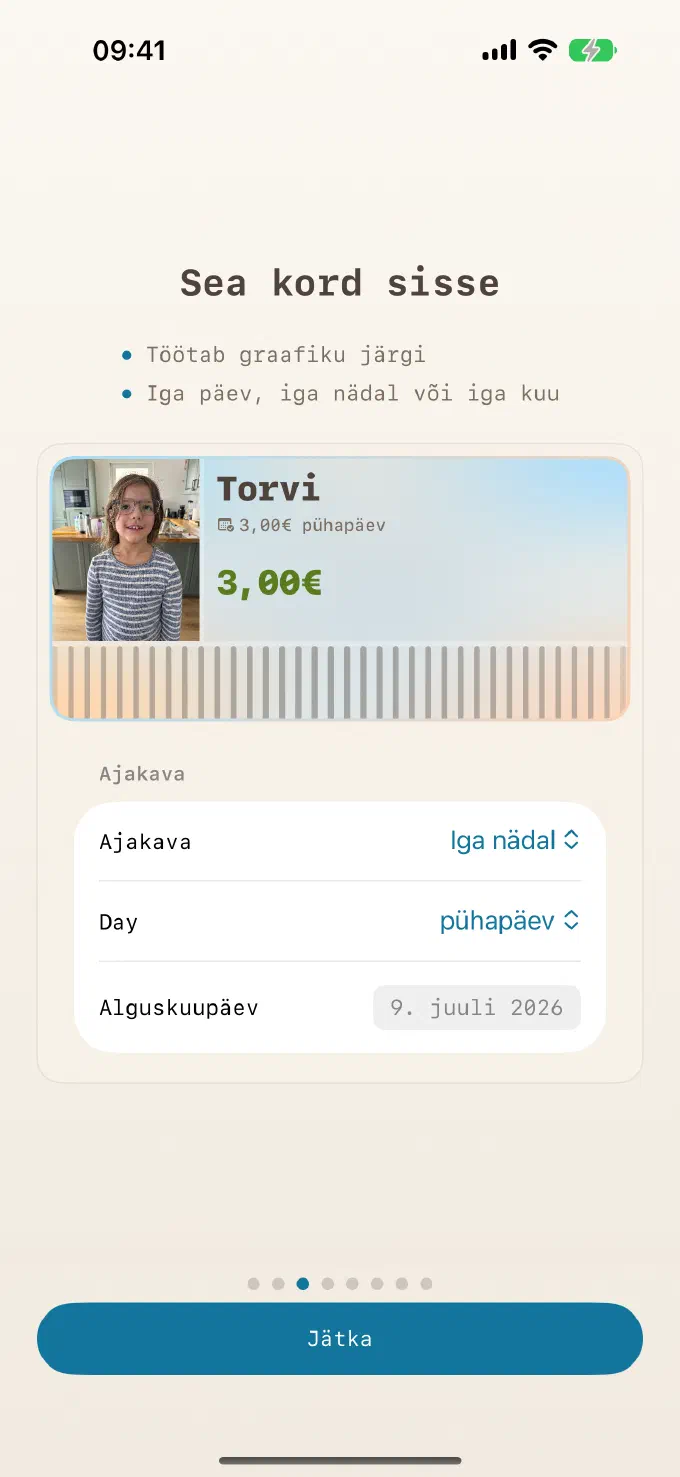 Määra üks kord