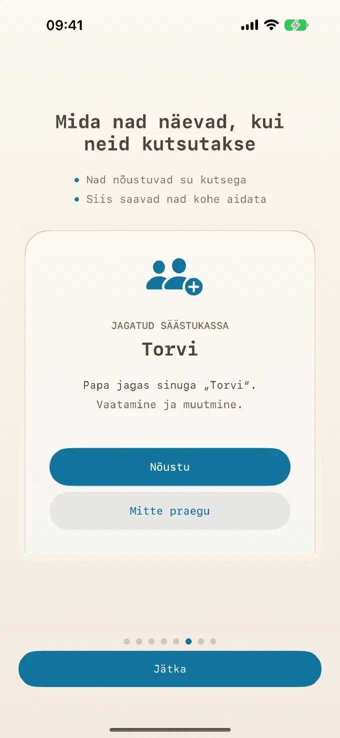 Kaks vanemat, üks säästukassa