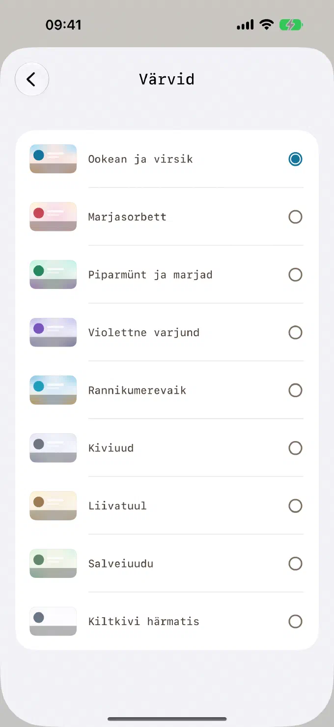 Täpselt nende maitse järgi