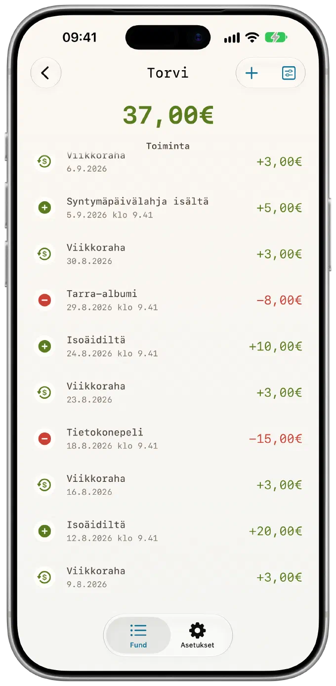 Kuitti joka eurosta